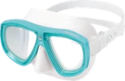  Gull Lanze White Silicone Mask-Sky Blue/CL Sky Blue