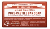 Dr. Bronner's - Organic Eucalyptus Bar Soap (5 oz) 公平贸易 有机 桉树香皂