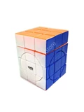 Calvin's 3x3x5 Super i-Cube (center-shifted 3x3x4) with Evgeniy logo Stickerless