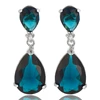 Celebrity Inspired by Angelina Jolie Bride Formal Prom Teardrop Earrings