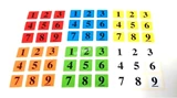 3x3x3 PVC Sudoku Stickers Set (for cube 56x56x56mm)