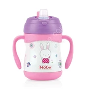 Nuby Stainless steel insulated Duck beak cup 220ml – Rabbit    [Special price : HK$99]