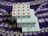 Mini Evil Twins 4x4 White Body (dice stickers, AJ MOD)