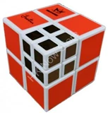 Meffert's Pocket Cube - 2 Colour Edition by Justin Eplett White Body 