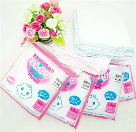 高密度雙層白紗巾 10條裝