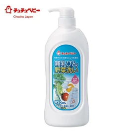 日本ChuChu 奶瓶蔬果洗潔液/ 泵裝 820ml