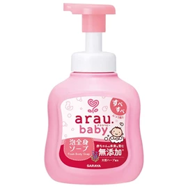日本ARAU 雅樂寶 2合1沐浴洗髮泡泡/ 泵裝 450ml
