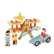 Krooom Playset 3D Puzzle Playset - Racing Team             [Special price : HK$119]