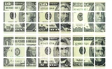 3x3x3 US Dollar Stickers Set (for cube 56x56x56mm)