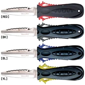 Aqualung Squeeze Lock Stainless Steel Knife (Blade 7.5cm)