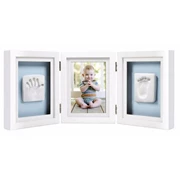 Pearhead 宝宝掌印桌上相框 (3格) – 白色   [会员价 : HK$257]