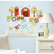 美国 RoomMates 墙壁贴 - Happi Barnyard Wall Decals   [清货特价 : HK$118]