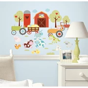 美國 RoomMates 牆壁貼 - Happi Barnyard Wall Decals   [清貨特價 : HK$118]