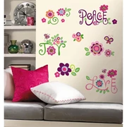 美国 RoomMates 墙壁贴 - Love Joy Peace Wall Decals      [清货特价 : HK$118]