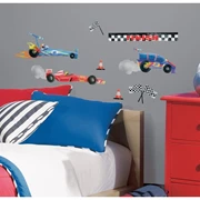 RoomMates (USA) Removable Wall Decals - Racing Cars Wall Decals            [Special price : HK$118]