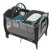 美国 GRACO Corralito PNP舒适婴幼儿安抚游戏床连双面尿布更换台 – 绿叶    [会员价 : HK$1250]