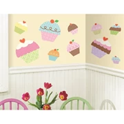 RoomMates (USA) 牆壁貼 - Happi - Cupcake Giant Wall Decals     [清貨特價 : HK$167]