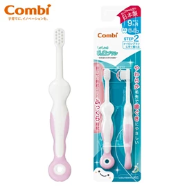 日本Combi Teteo 嬰兒牙刷-Step 2 兩支裝