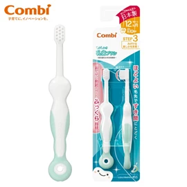 日本Combi Teteo 嬰兒牙刷-Step 3 兩支裝