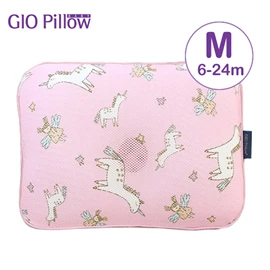 韓國Gio Pillow 超透氣護頭型 嬰兒枕頭-M碼 獨角獸;