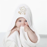 Cuddledry 有机棉长型围裙婴儿浴巾 - 猴子   [会员价 : HK$449]