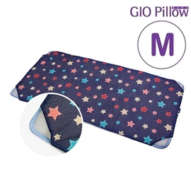 韓國GIO 二合一有機棉超透氣排汗床墊-M碼 60x120cm 夜晚星星