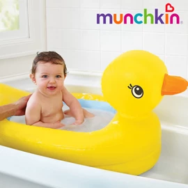 美國 Munchkin 充氣式感溫鴨子造型浴盆