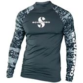 SCUBAPRO Rashguard Long Sleeve Men Graphite UPF50