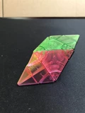 2x2x2 Transform pyraminx LiuSeLingJing CLEAR stickerless
