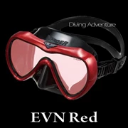  GULL VADER BLACK SILICONE MASK-EVN RED