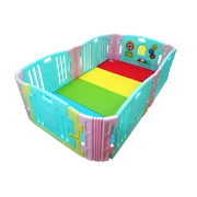 Edu.play (Korea) Happy Babyroom (Candy) + Living codi Playmat set (129 x 215 cm)      [Special price : HK$3596]
