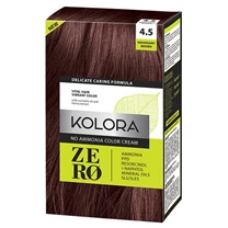 Kolora Zero 4.5 Mahogany Brown no ammonia hair dye 60ml