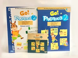 Go Phonics Level 2 Book Set (1Book+1Worbook+1DVD+2Posters)