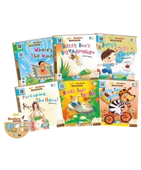 Go! Readers Level 4 ( 6Books+1DVD )