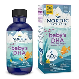 Nordic Naturals 挪威小魚嬰幼兒鱈魚肝油(DHA+維生素D3)-60ml