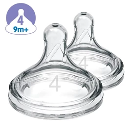 美國Dr. Brown's Options+ 仿母乳矽膠奶咀(兩個裝)-9M+