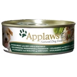 Applaws Dog Canned Food - Chicken Breast with Beef Liver and Vegetables (156g)