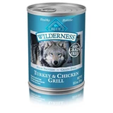 BLUE Wilderness Dog Canned Food - Turkey & Chicken Grill 12.5oz