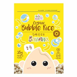 Baby Basic 寶寶百味 有機早餐波波米(香蕉) - 38g