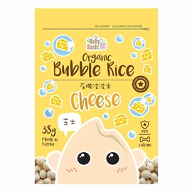 Baby Basic 寶寶百味 有機早餐波波米(芝士) - 38g