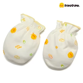 台湾黄色小鸭 初生婴儿手套-1对(款式随机)