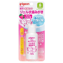 日本Pigeon 嬰兒防蛀啫喱牙膏-草莓味 40ml