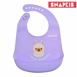 Snapkis Oh-So-Soft 柔软食物级矽胶围兜-LLAMA