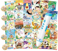 iPEN 点读笔 + Go! Readers Level 1~5 (30Books+5DVD)