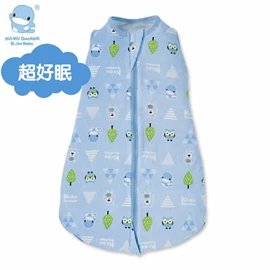 台灣KuKu Duck 超好眠三合一懶人包巾;冬景湖藍;