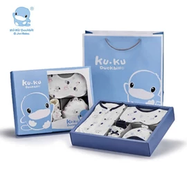 台灣KuKu Duck 夢想氣球包巾禮盒