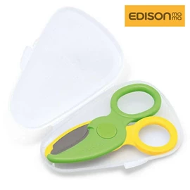 日本Edison 寶寶安全食物剪連收納盒