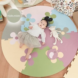 台灣nido.nido 安全地墊-花的圓舞曲 13片裝