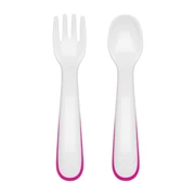 OXO Tot On-the-go Plastic Fork & Spoon Set with Travel Case   [Member price : HK$62]
