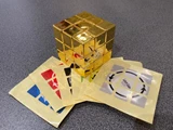 Official Latch Cube Metallized Gold from Japan (Assembled & Stickered)